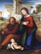 Fra Bartolommeo The Virgin Adoring the Child with Saint Joseph oil painting artist